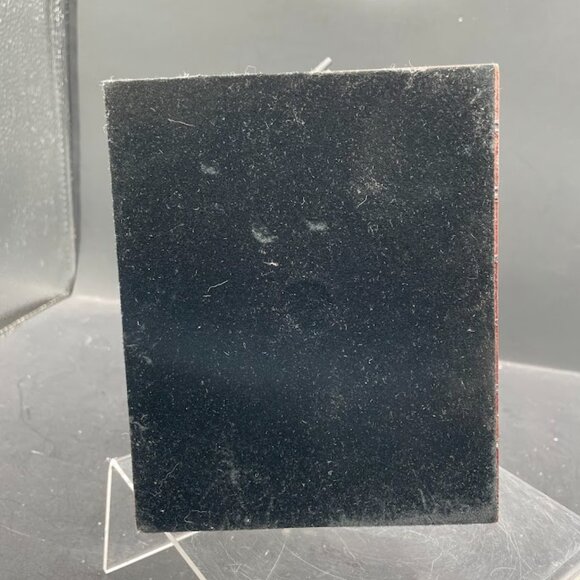 Black Metal Decorative Tree on Brown Wood Base Velvet Bottom Metal Tree Decor - Picture 11 of 11